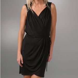 Mara Hoffman Cowl Back Dress with Leather Yoke